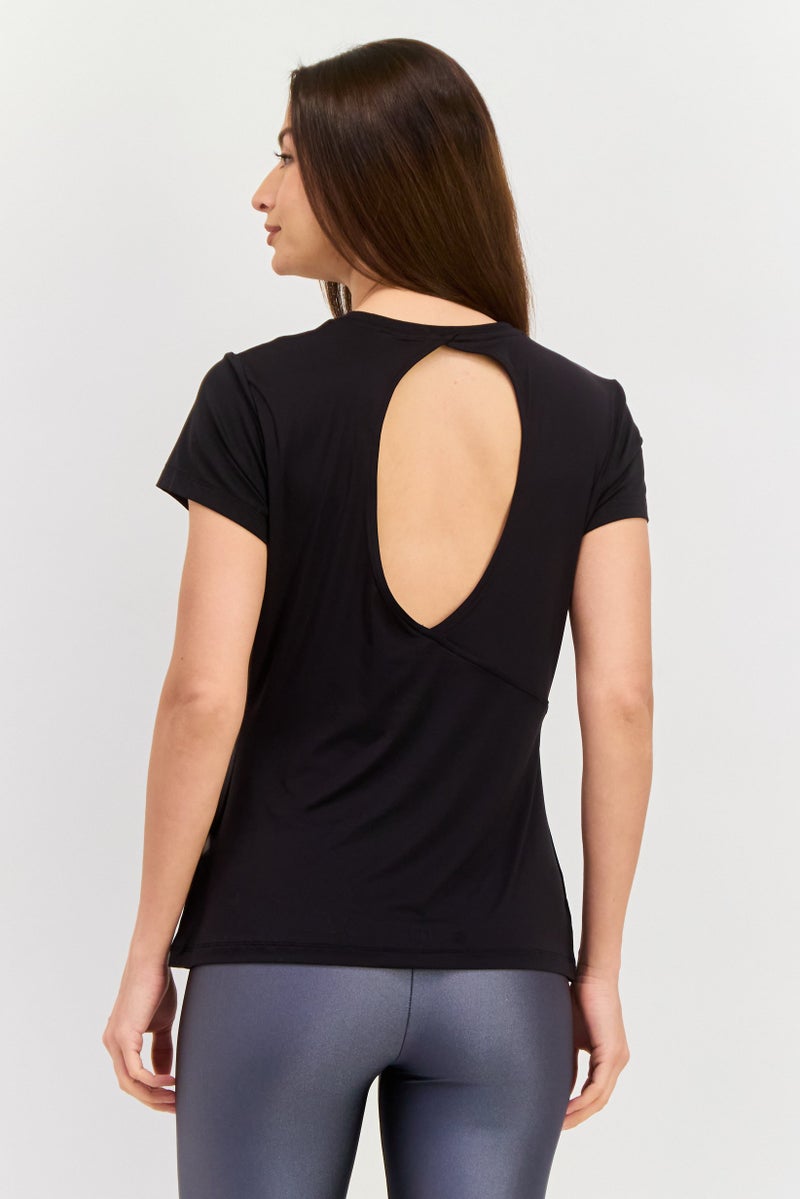 PUMA Women Sportswear Fit Outdoor T-Shirt, Black - Image 4