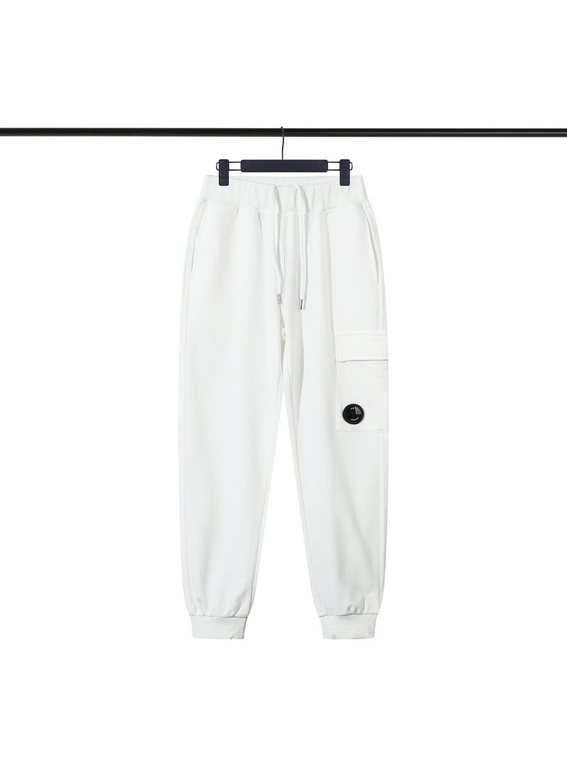 Generic - Trendy Brand CP Functional Lens Loose-Fit Casual Sports Men Womens Thin Solid Color Pants Pants Trendy Apricot - Image 1