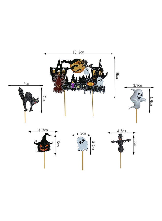NIBEMINENT 6-Piece Halloween Cake Topper - Image 2