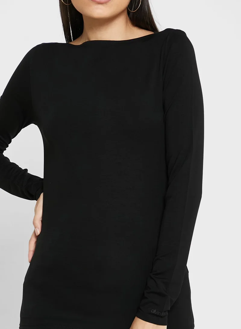CALVIN KLEIN Round Neck Knitted Top