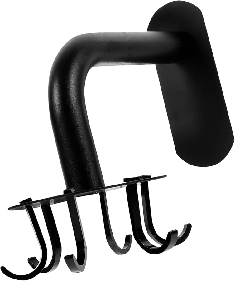 رفافة حائط دوارة من الفولاذ المقاوم للصدأ للمطبخ وحمام لتعليق الأدوات على الباب - Image 1