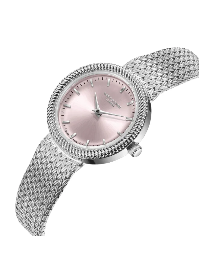لي كوبر Women's Mesh Analog Watch LC08136.370 - 28 mm