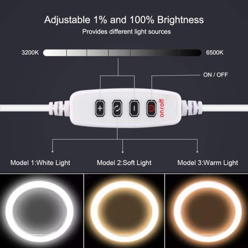 VTS 50x50 cm LED Tent Light Cube Diffusion Soft Box Kit with 4 Colors Backdrops Portable Photo Studio Shooting for Photography - Image 4