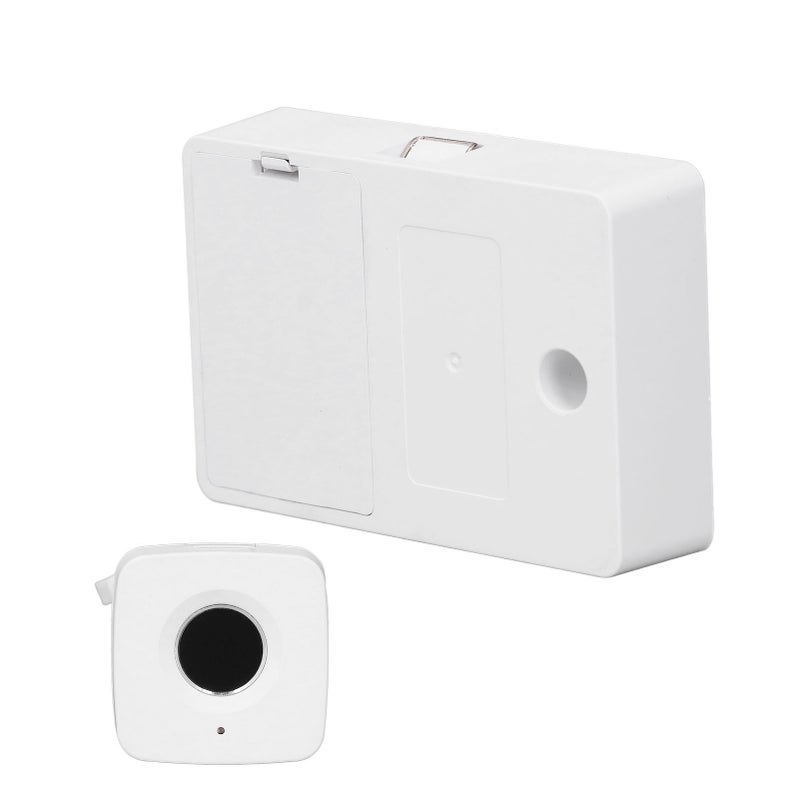 Fingerprint Drawer Lock 0.5 Seconds Fast Unlocking Embedded Smart Biometric Cabinet Lock for Home Office White - Image 3