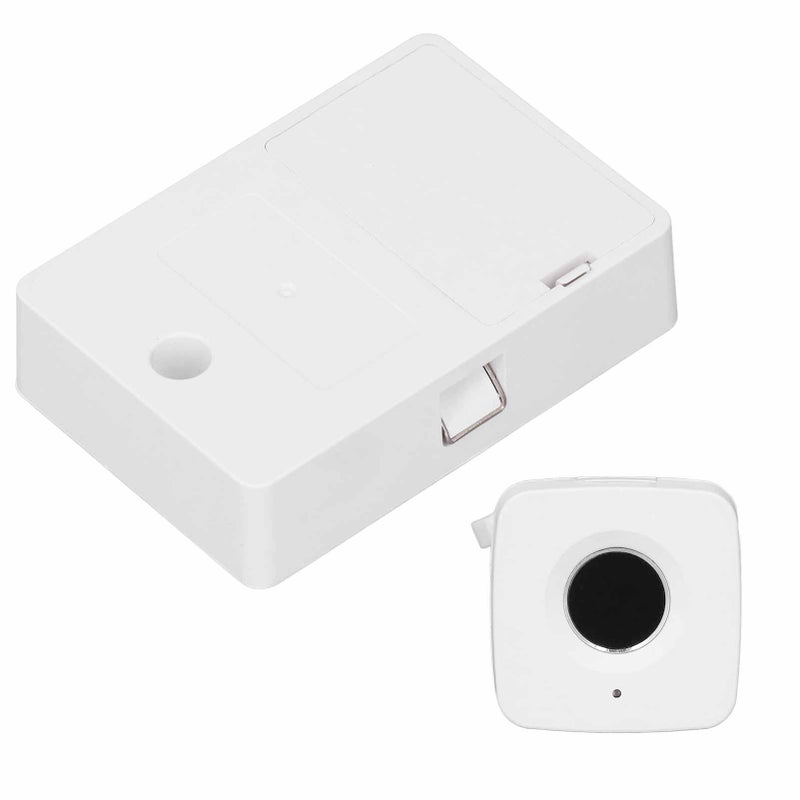 Fingerprint Drawer Lock 0.5 Seconds Fast Unlocking Embedded Smart Biometric Cabinet Lock for Home Office White - Image 2