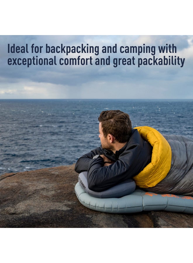 SEA TO SUMMIT Sea to Summit Aeros Premium Inflatable Travel Pillow, Deluxe (22 x 14), Grey - Image 4