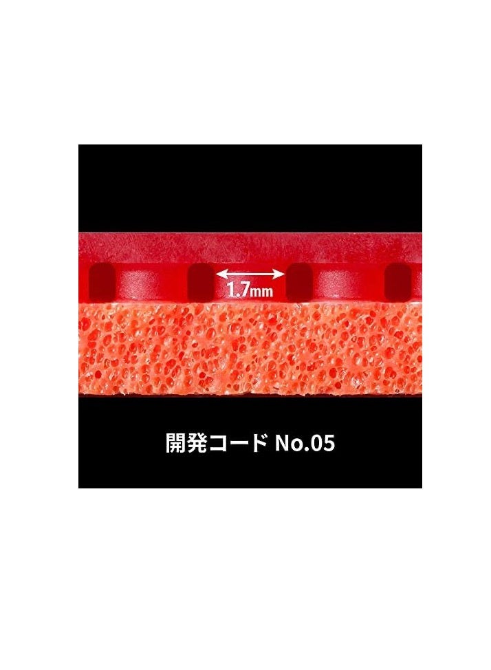 BUTTERFLY Butterfly Tenergy 05 Fx Table Tennis Rubber Inverted Professional Butterfly Table Tennis Rubber Red (2.1mm) 4906901125551 - Image 5