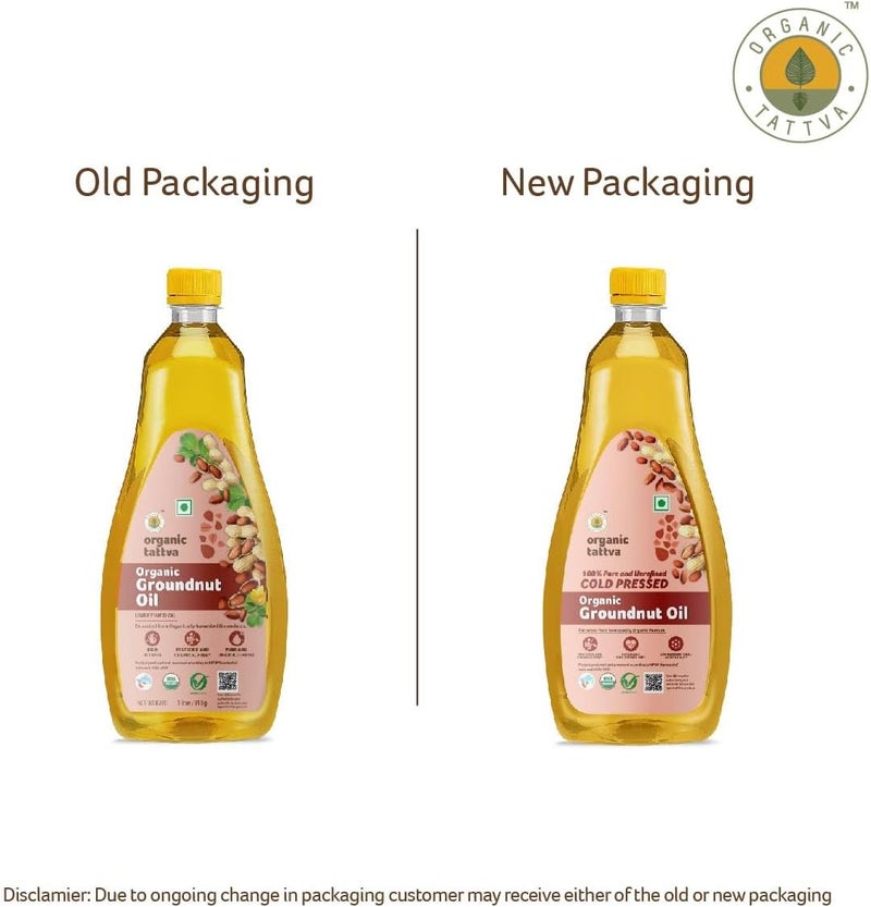 Organic Tattva Cold Pressed Groundnut Oil - 1 Liter - Image 4