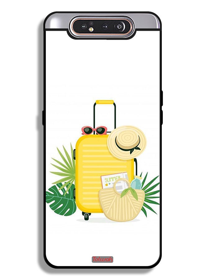 Tolwak Samsung Galaxy A80 Protective Case Cover Summer Digital Art - Image 1