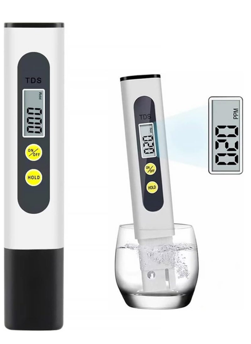 Milatech - TDS meter, TDS Tester, LCD Pen Quality with 0-9990 PPM Measurement Range Portable, for The aquaculture Industry Drinking water and wells Swimming Pools Household tap Water Quality Testing - Image 1