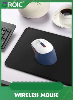 GROIC Wireless Mouse, 1600DPI 2.4G Premium Wireless Mice, 6 Buttons Thumb Support Wireless Optical Computer Mouse, Ergonomic USB Rechargeable Blue-Tooth Mouse for PC Tablet Notebook  - Image 5