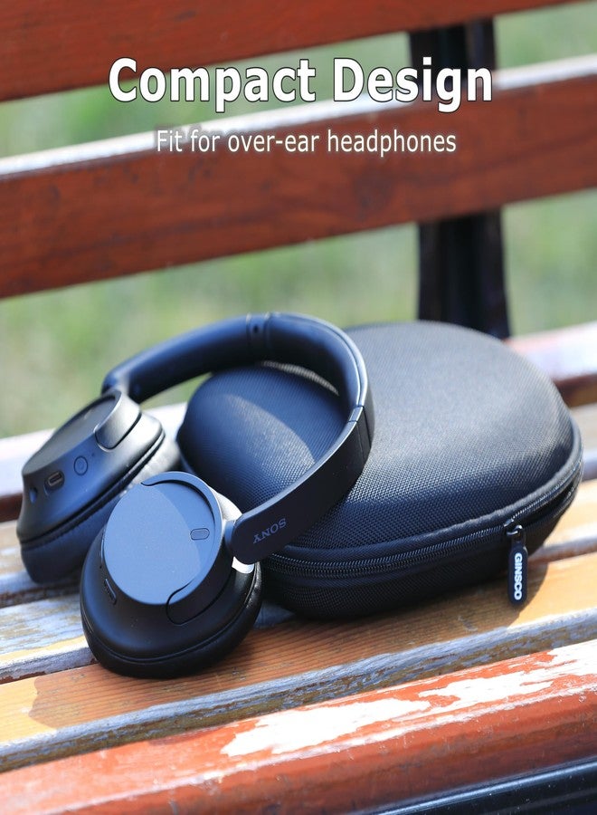 Ginsco New Case Compatible with Sony WH-CH 720N/710N Noise Canceling Wireless Headphones, with JBL Tune 770NC 720BT SoundCore Q20 BERIBES/KVIDIO/Picun Hard Shell Travel Carrying Headset Case (Black) - Image 4