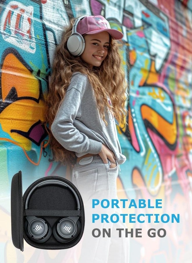 Ginsco New Case Compatible with Sony WH-CH 720N/710N Noise Canceling Wireless Headphones, with JBL Tune 770NC 720BT SoundCore Q20 BERIBES/KVIDIO/Picun Hard Shell Travel Carrying Headset Case (Black) - Image 3