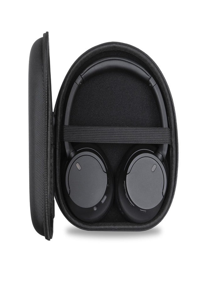 Ginsco New Case Compatible with Sony WH-CH 720N/710N Noise Canceling Wireless Headphones, with JBL Tune 770NC 720BT SoundCore Q20 BERIBES/KVIDIO/Picun Hard Shell Travel Carrying Headset Case (Black)