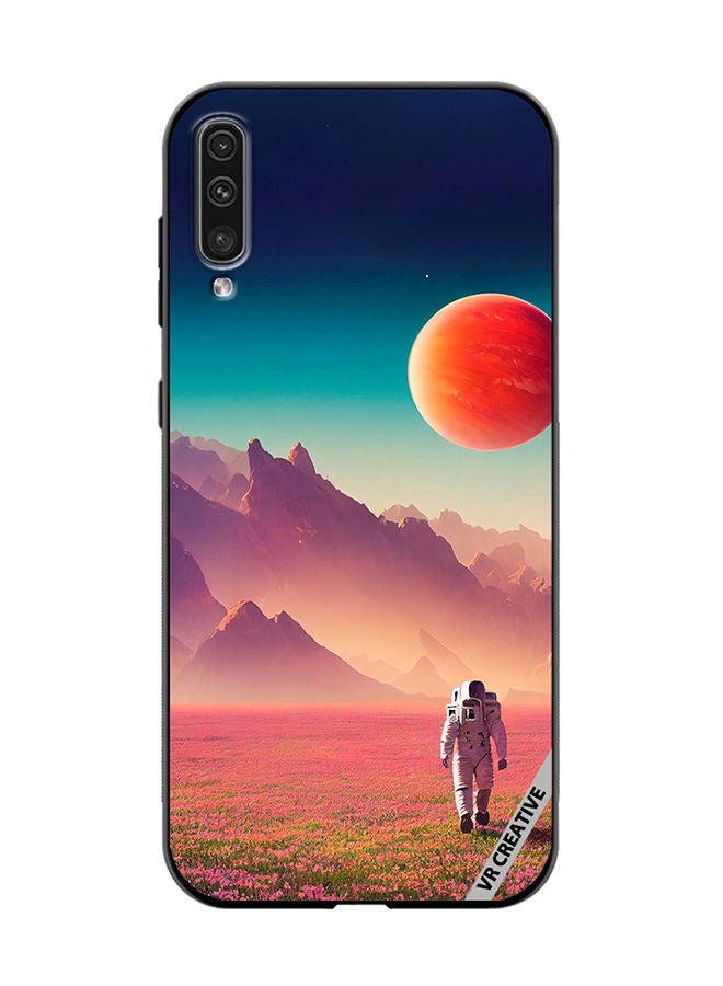 VR CREATIVE Protective Case Cover For Samsung Galaxy A70/A70s An Astronaut In A Spacesuit Walks Around An Alien Planet And Explores Its Surface Design Multicolour - Image 1