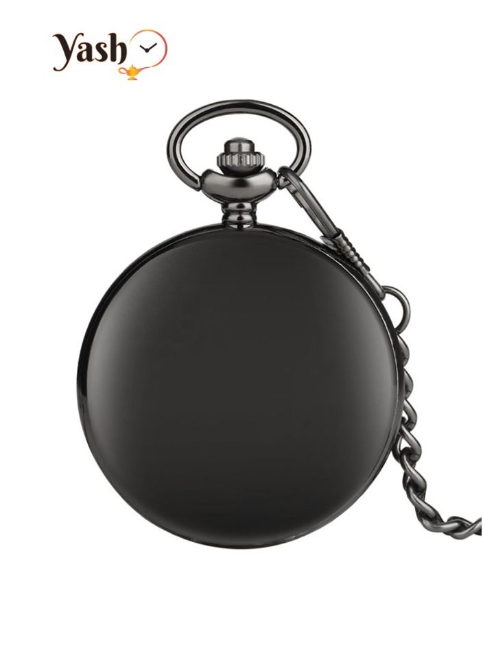 ياش ريترو ستايل أنا أحبك ساعة جيب كوارتز للزوج والزوجة أمي أبي ابن ابنة المعلم مع سلسلة وتغليف ياش - Image 5