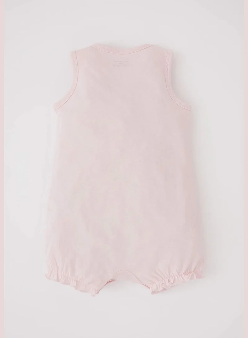 DeFacto Regular Fit Sleeveless Unicorn Print Sleepsuit