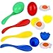 LovesTown Spoon Race Game Set Egg Relay Race for Kids with Yolk Outdoor Plastic Eggs Game Birthday Party Favors - Image 2