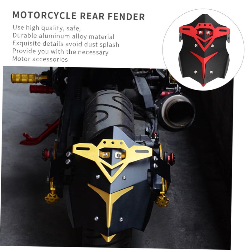 Aluminum Alloy Motorcycle Rear Mudguard Fender Road Guard Accessory - Image 4