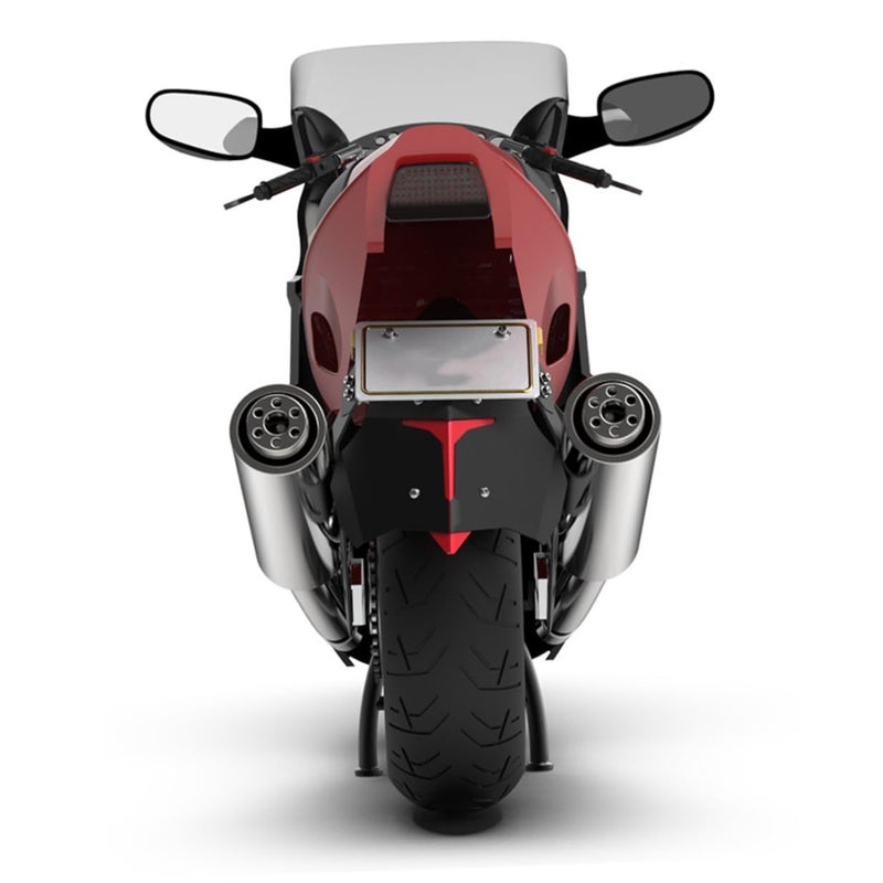 Aluminum Alloy Motorcycle Rear Mudguard Fender Road Guard Accessory - Image 2