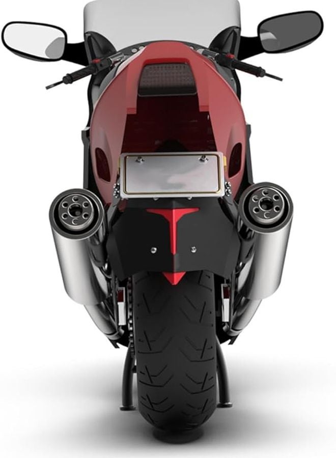 Aluminum Alloy Motorcycle Rear Mudguard Fender Road Guard Accessory - Image 1