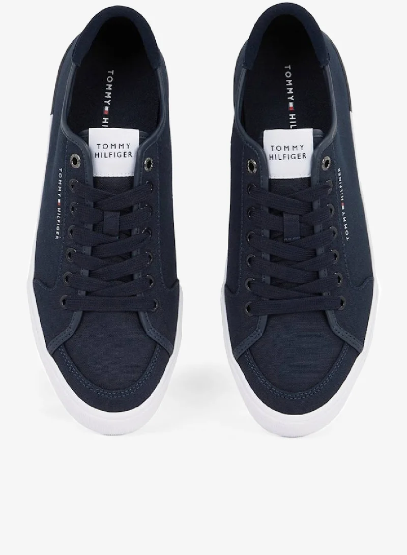 TOMMY HILFIGER Desert Sky Core Vulcanised Canvas Sneakers for Men | Best Price UAE