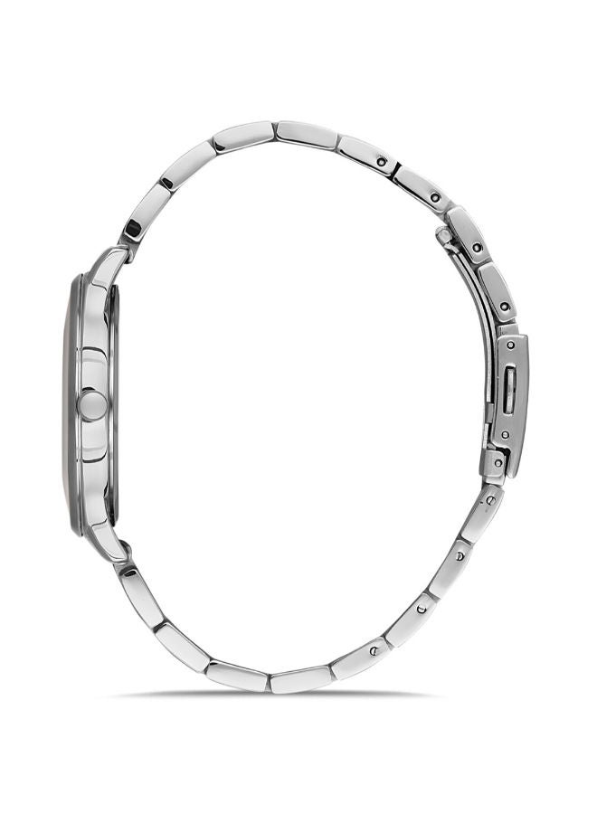 DANIEL KLEIN ساعة يد نسائية daniel_klein من الستانلس ستيل، مينا رمادي، دائرية انالوج بعقارب DK.1.13250-5 - Image 2