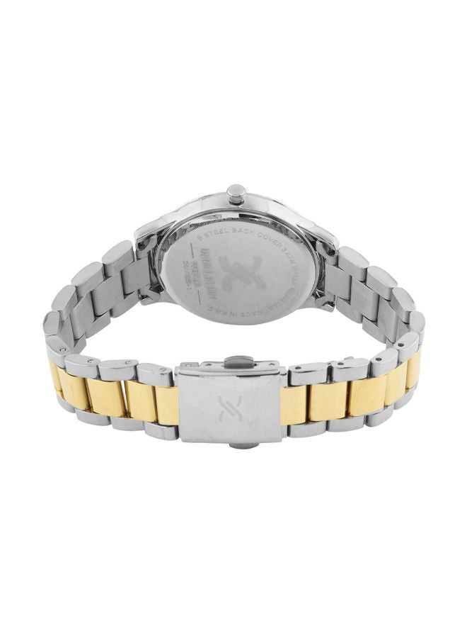 DANIEL KLEIN ساعة يد نسائية daniel_klein من الستانلس ستيل، مينا رمادي، دائرية انالوج بعقارب DK.1.13250-5 - Image 3