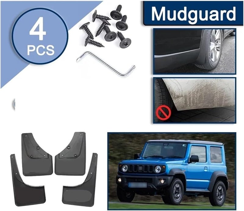 Suzuki Jimny JB74 JB64 Mud Flaps Splash Guards Fenders Style A 2018 2024 - Image 3