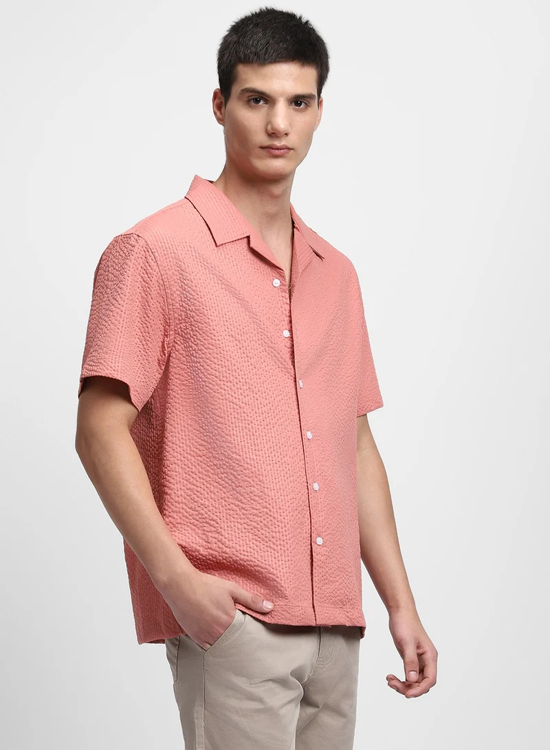 دينيس لينغو قميص كاجوال بتصميم ذاتي وياقة كوبية منقوشة