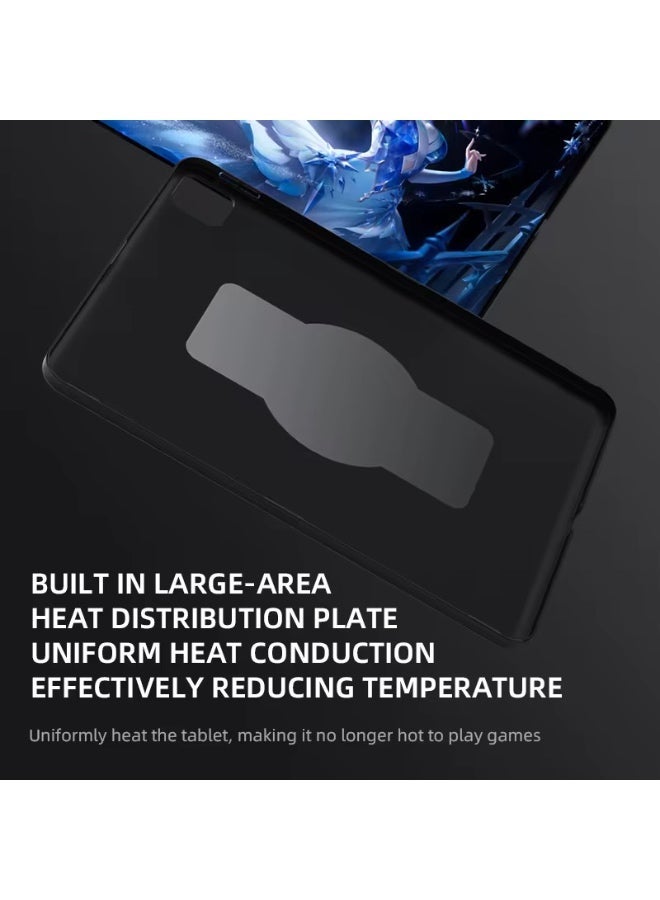 PIVA 2-in-1 Magnetic Gaming Protective Case, Carbon Fiber TPU Cover with Built-In Magnetic Ring and Thermal Conductive Plate, Shock-Resistant Protection, Compatible with Magnetic Coolers – for iPad Pro 11-inch 2024–2025 M4/M5 - Image 5