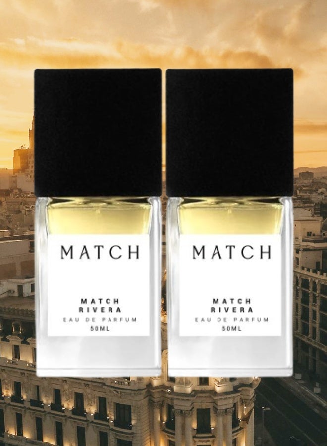 ماتش 2 قطع عطر ماتش ريفيرا 50مل - Image 1