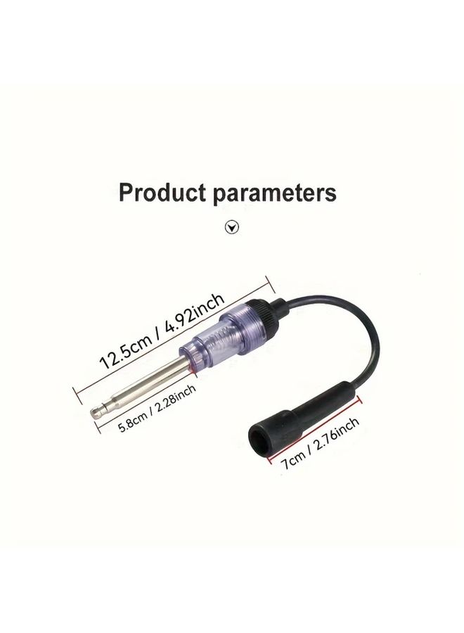 1pc Spark Plug Tester Engine Ignition Diagnosis Tool Durable Plastic Body Easy Use - Image 4