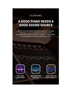 Megarya Professional Design Upright Digital Piano 88 Hammer Action Piano Superimposed Sound Effect USB Jack Electronic Organ Polished Finish (Polished White)  - Image 5