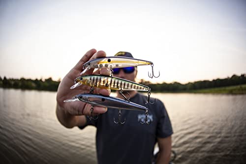 Strike King KVD Jerkbait 3 Hook,Natural Bream, 0.05, 4.75 - Image 3