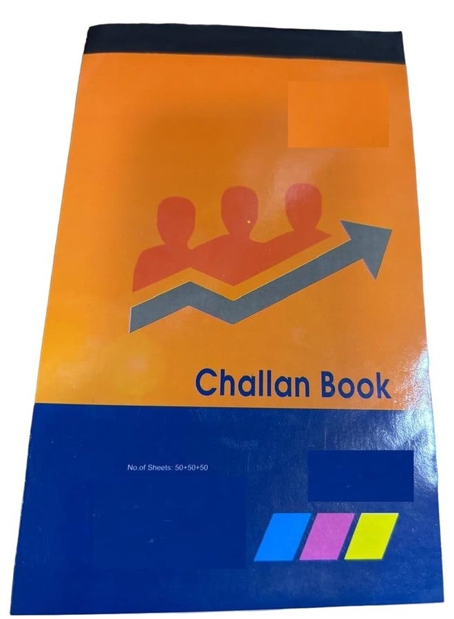 Peeplvalue Delivery Challan Book with Carbon- Triplicate - 50 Sets of Pages(50 Printed + 50 Printed + 50 Plain)-Pack of 6 - Image 3