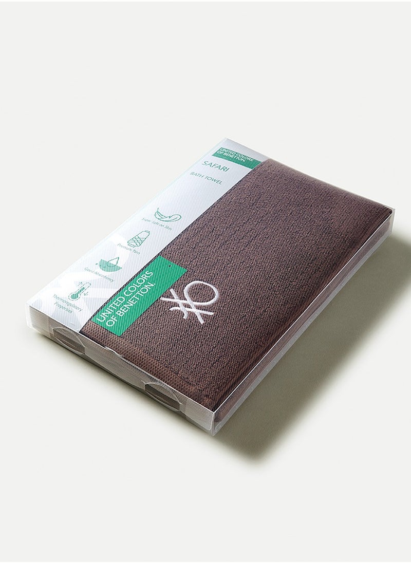 UNITED COLORS OF BENETTON United Colors of Benetton Safari Brown Bath Towel 450 GSM  - Image 2