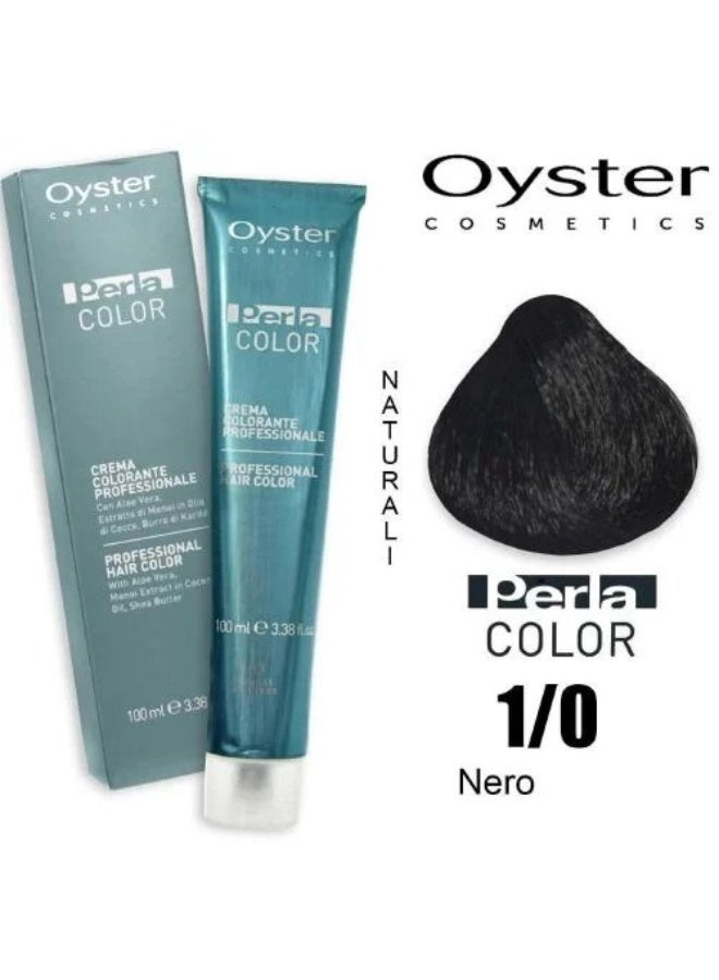 Oyster hair dye 1.0 black100 ml