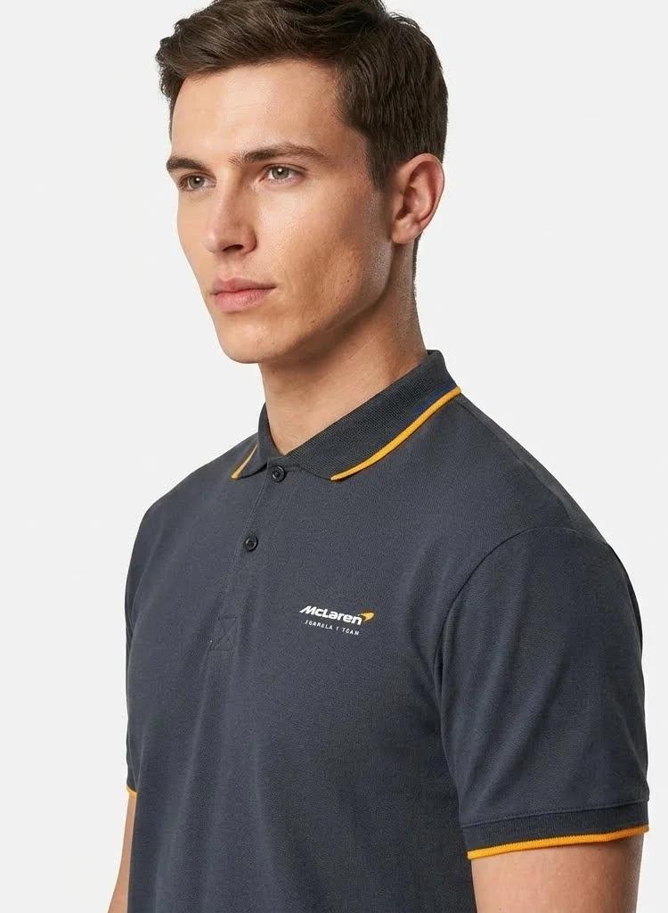 Mclaren  McLaren Men's Core Essentials Small Logo Polo Shirt for Men | Best Price UAE
