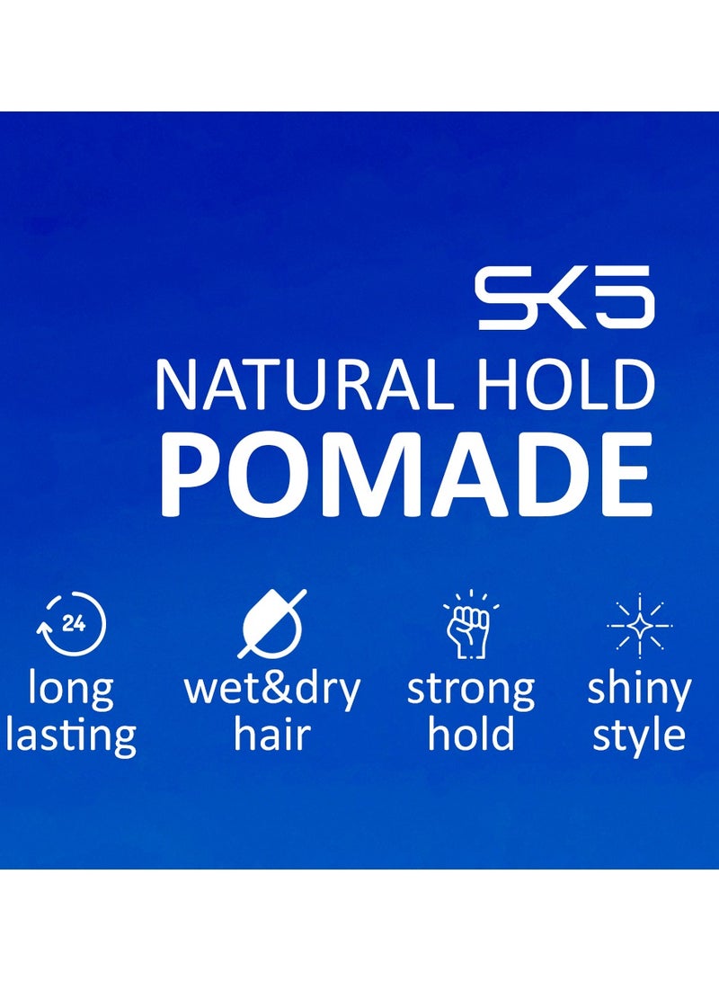 SK5 Blue Aqua Hair Styling Wax - Professional Hold 150ml - Image 5