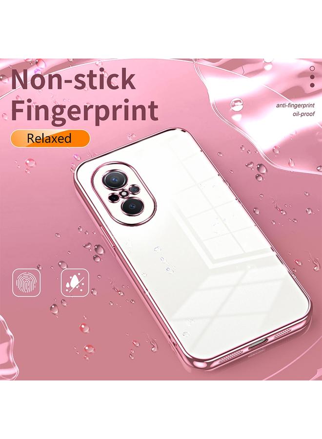 اس-توب جراب لهاتف Huawei nova 9 SE، جراب شفاف مطلي بفتحة دقيقة - Image 4