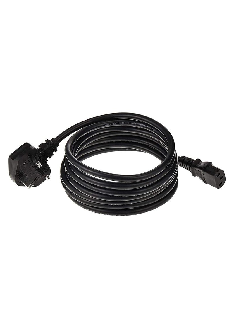 S-TEK [1.8m/6ft] Desktop Power Cable - Reliable Pure Copper Wire for Computers, TVs, Monitors, and More - Image 5