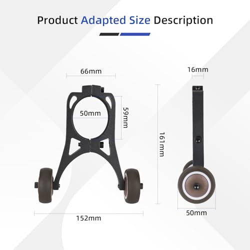 Ulip Scooter Stand Holder,Folding Electric Scooter Handstand Stand Storage Bracket, for Xiaomi M365 1S Pro Pro 2 Electric Scooter Handstand Stand Bracket for Xiaomi 3/ 4 Lite Auxiliary Wheel - Image 3