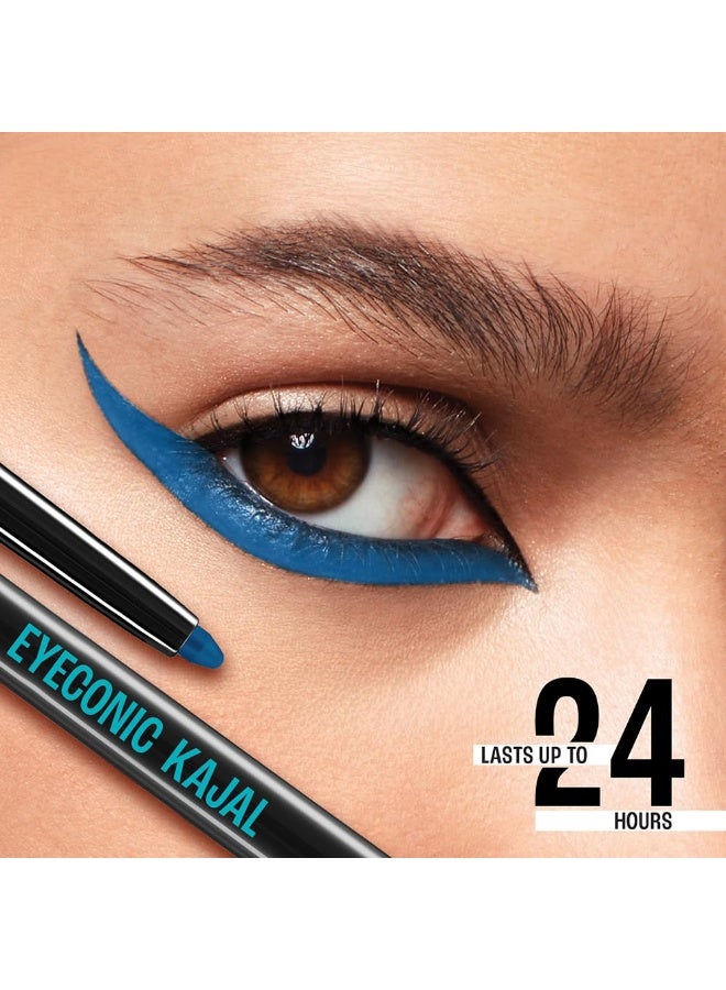 LAKME LAKMÉ Eyeconic Pencil, Matte Midnight Blue 0.35G - Image 3