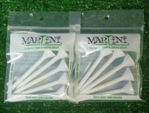 Martini 3 1/4" White Golf TEES - 2 Packs - Image 4