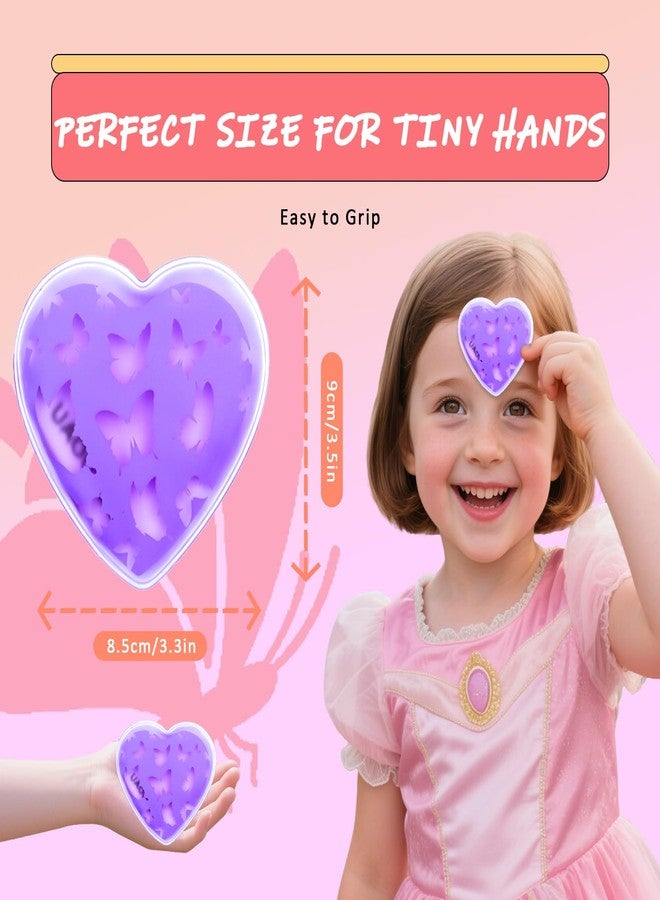 Deyuoau Boo Boo Ice Pack, Hot Cold Packs, Reusable Ice Packs,Ice Pack for Kids Injuries, Auxiliary Fever Reduction, Pain Relief, Headaches, Wisdom Teeth,Little Butterfly Cartoon - Image 5