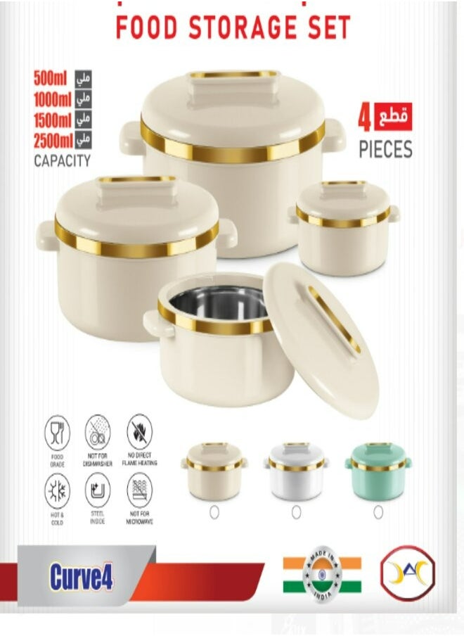 Dac Food Storage Set of 4 Multicolour 