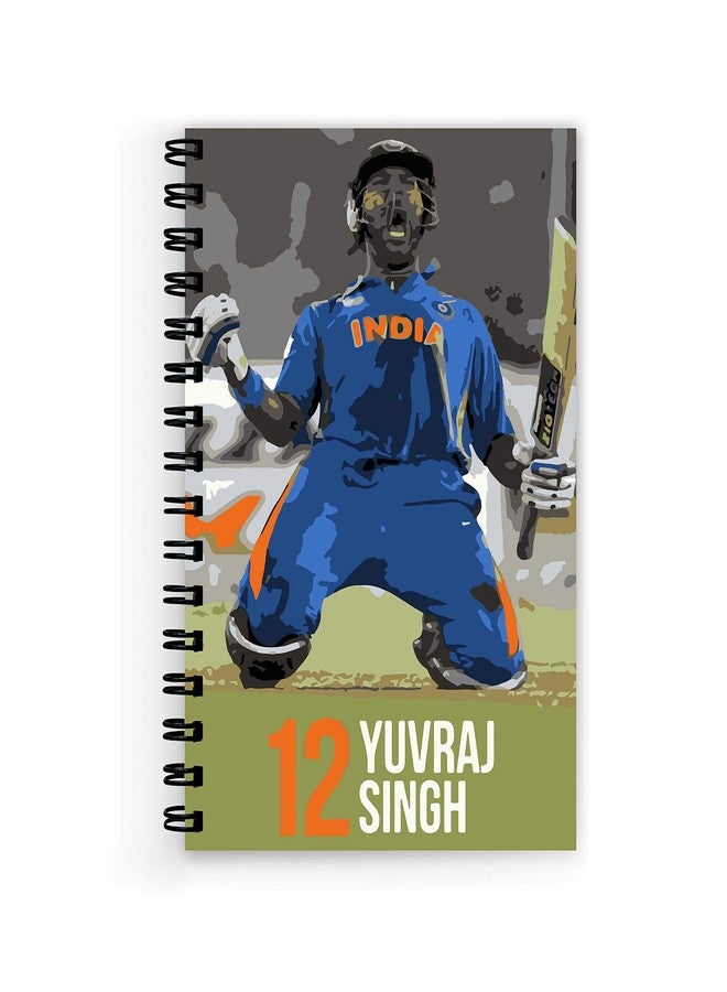 Plan To Gift Yuvraj Singh Printed Designer Wire Bound unruled Paper Sheets (160 Pages) Notebooks & Diary - Image 2