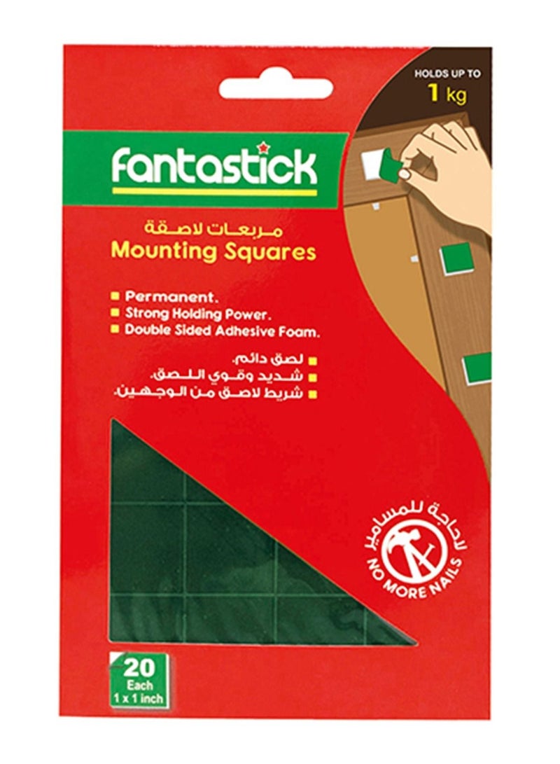 Fantastick 2-Pack Double Sided Mounting Square Tapes  - Image 2