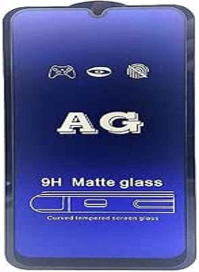 Ag 9h screen protector curved anti-blue matte glass anti-scratch for oppo f11 - black